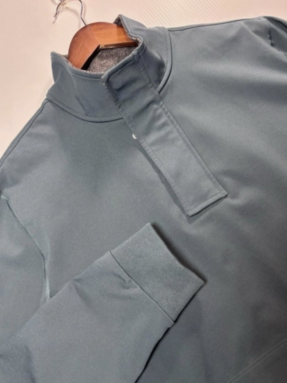 BYLT Elite+ Fairway Drop-Cut Pullover Green Men's M Quarter Zip Snap Performance